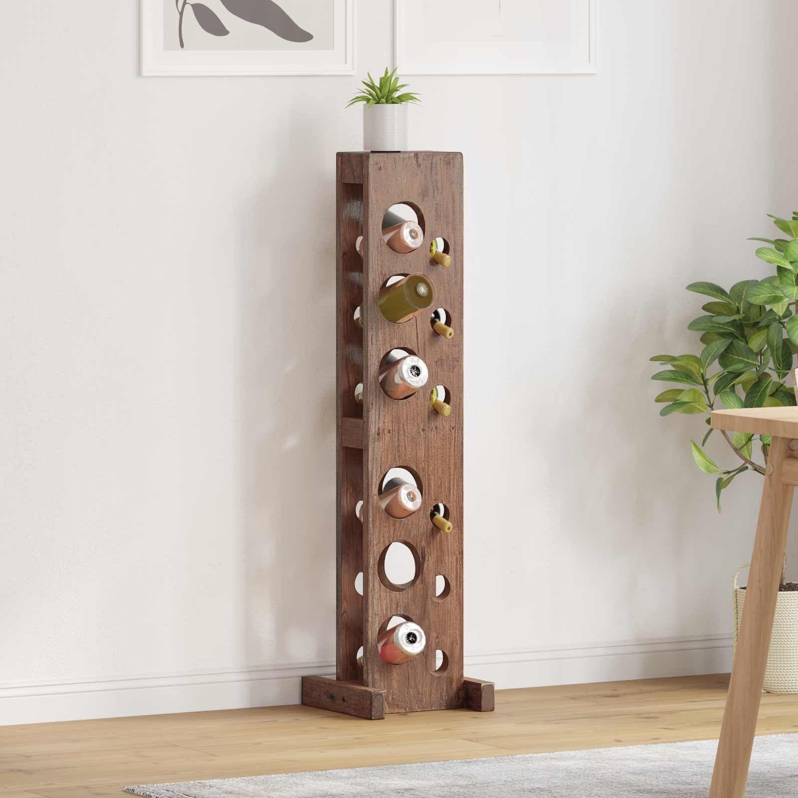 Étagère Bois de Mahogany Massif Marron vidaXL