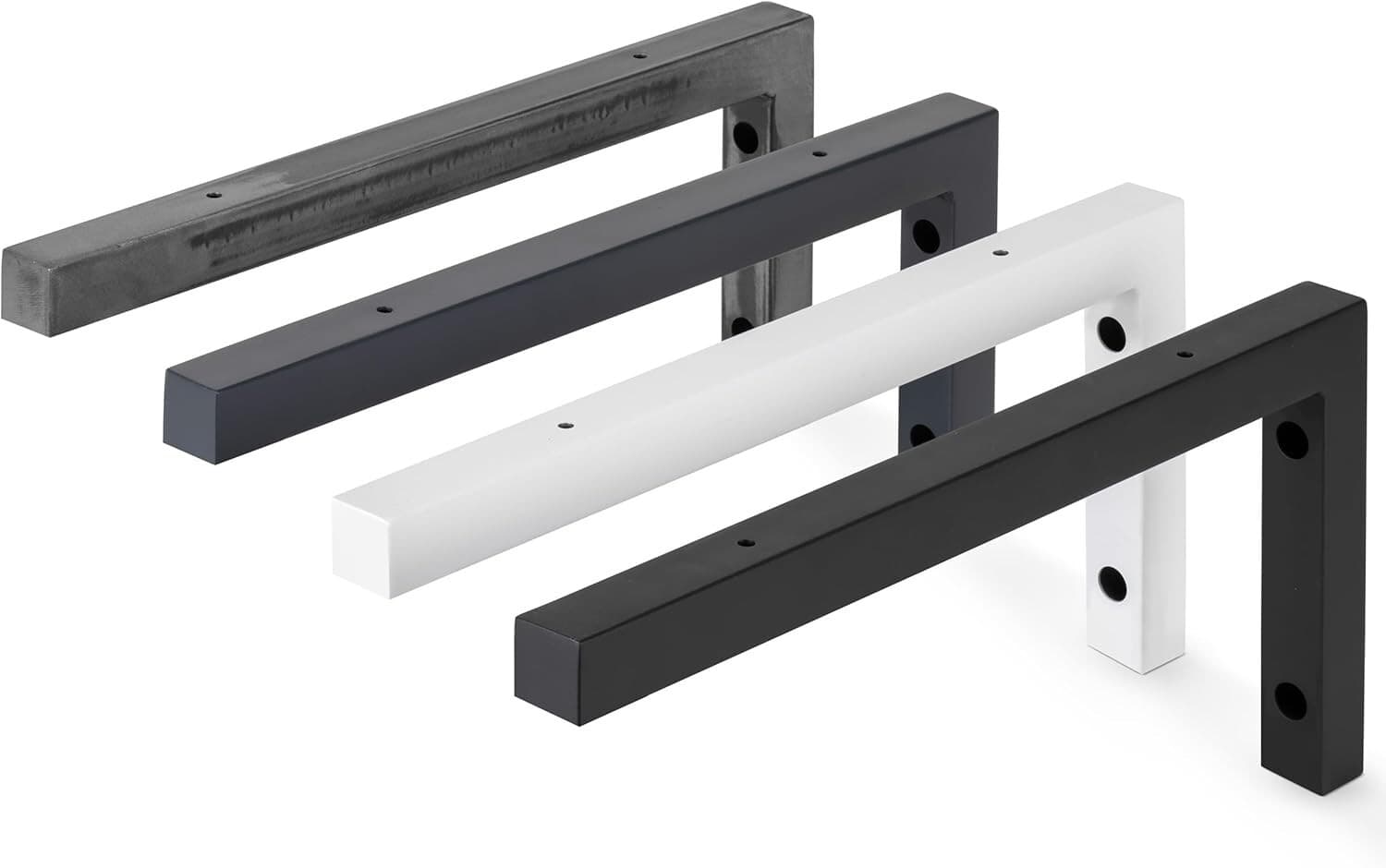 HOLZBRINK 2x Console Murale pour Vasque, Support Stable Design