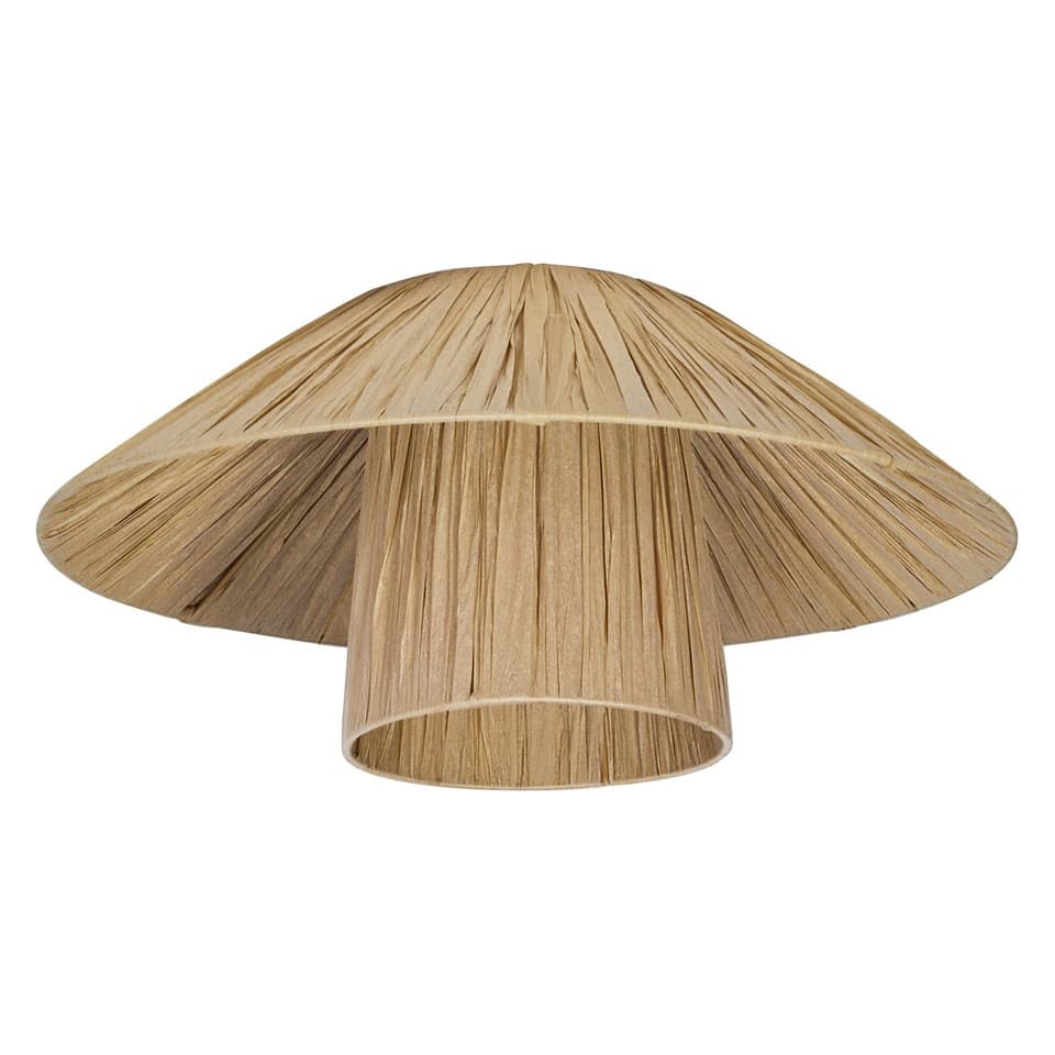 OSRAM Decor Plafonnier décoratif avec abat-jour en bambou, 400 mm, culot E27, IP