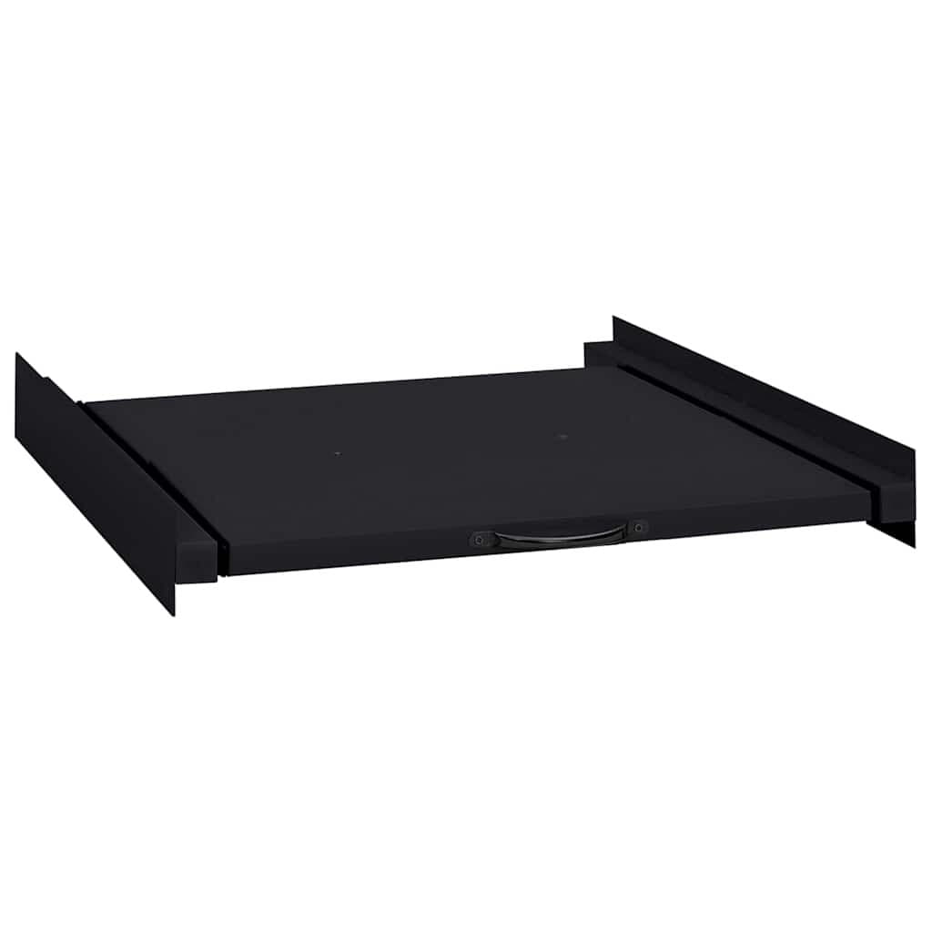 Étagère intermédiaire pour machine à laver Noir 60 x 60 x 8 cm vidaXL