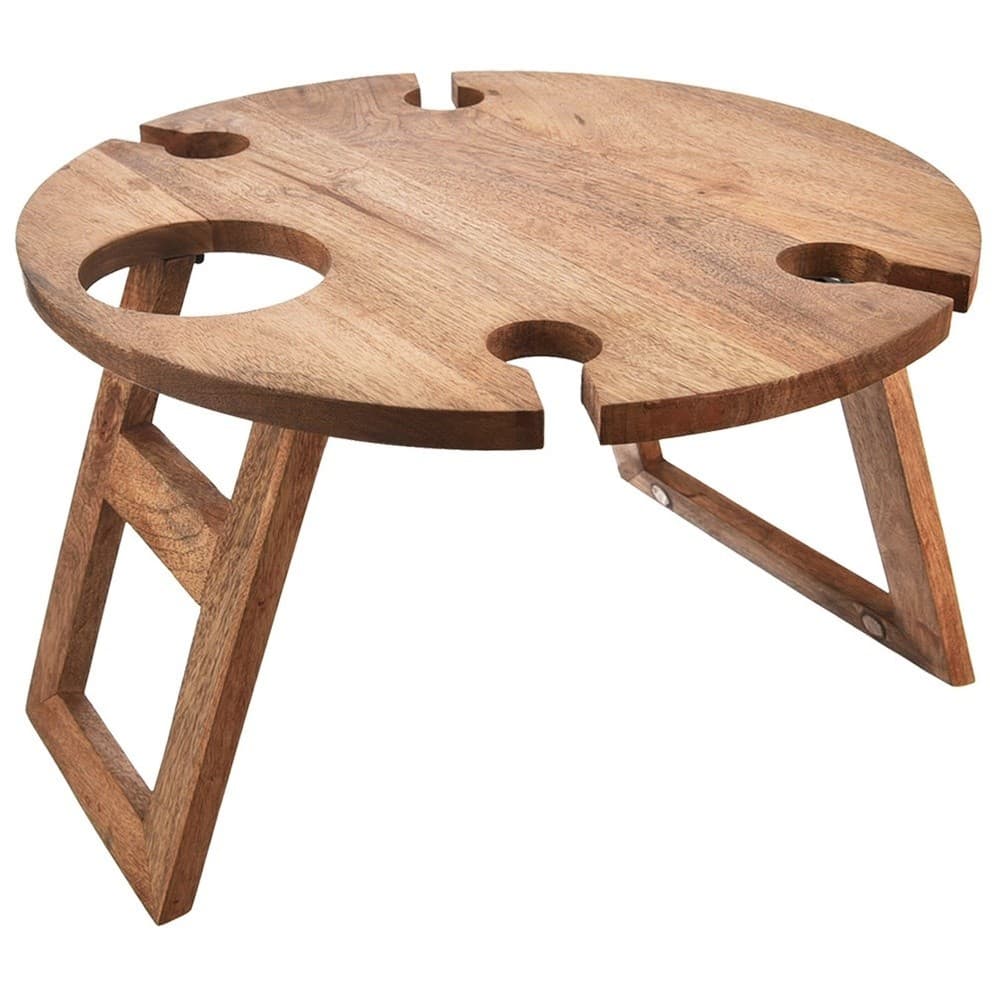 Table de pique-nique pliante en bois pour le vin MANGO 39,5x24,5cm