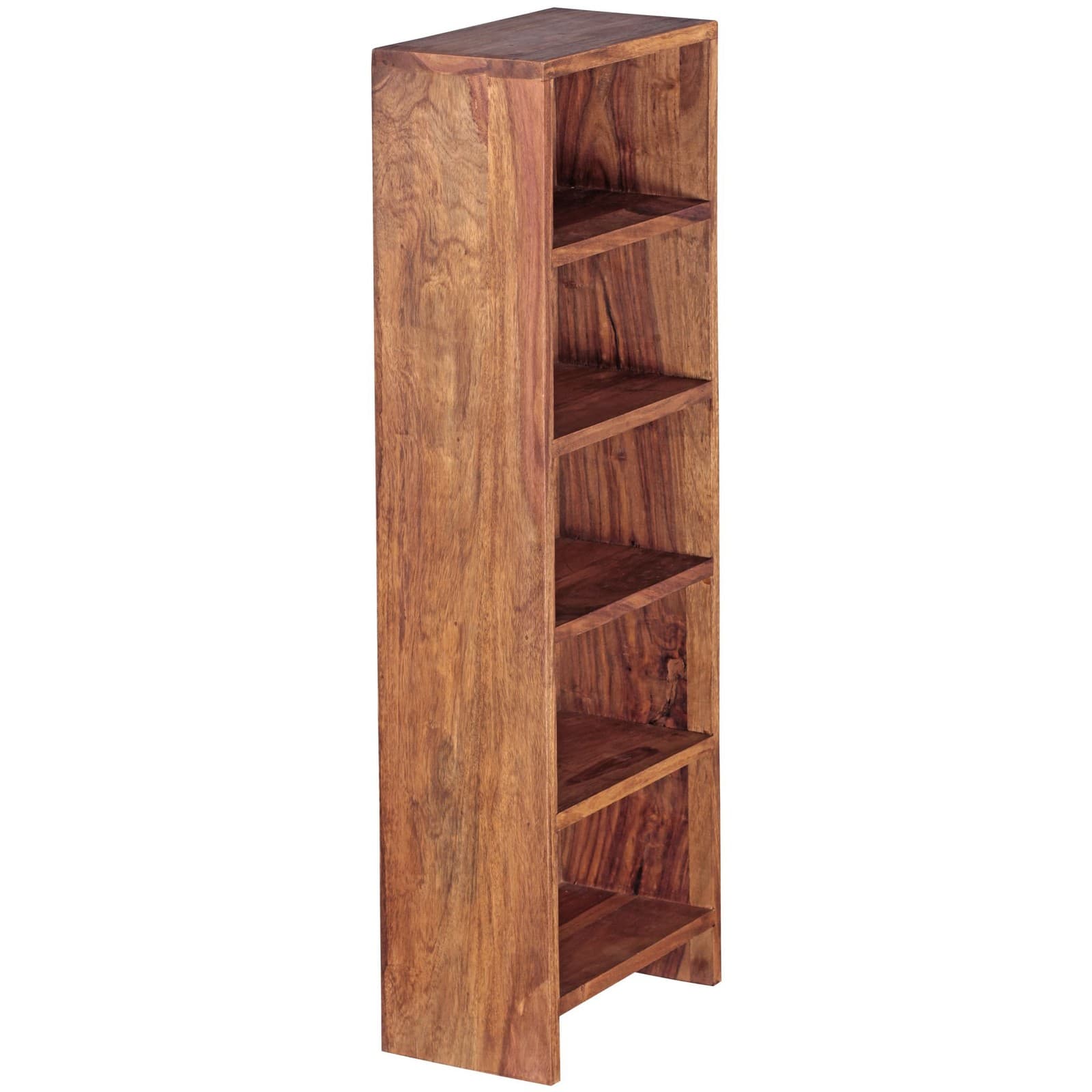 FineBuy Étagère Rangement CD bois massif 30x90x17cm Meuble de Rangement