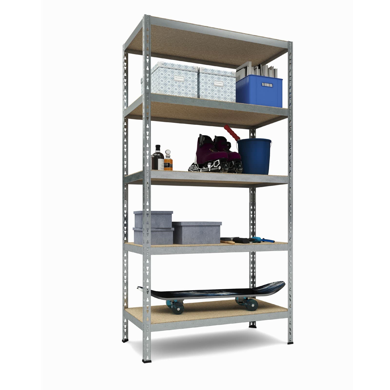 TKT Rayonnage pour Charge Lourde Lieu Étagère Akte 180x92x46 CM 175 KG