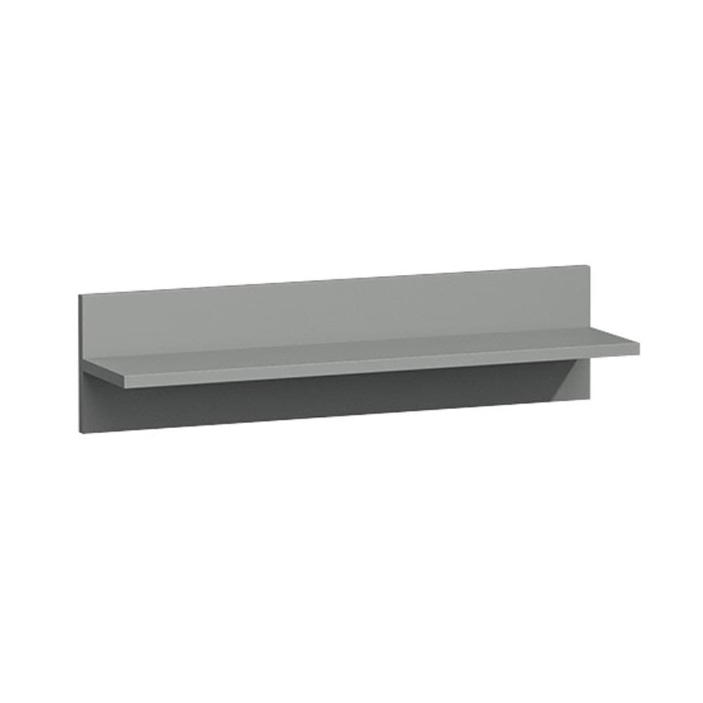 Feldmann-Wohnen Wandregal Git Gris Foncé 80x19x20 cm Avec Étagère Murale