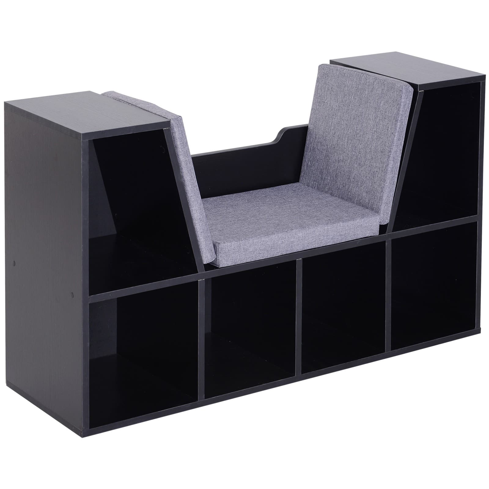 HOMCOM Bibliothèque 102x30x61cm Noir