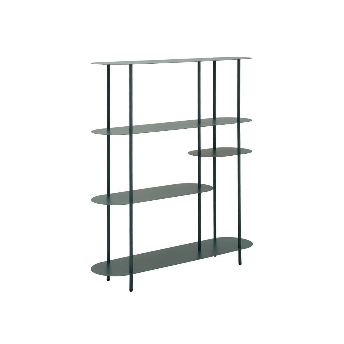Étagère Design 5 Niveaux "Saturn" 139cm Bleu