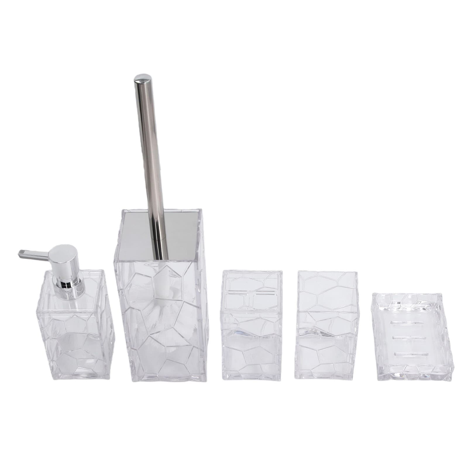Set Complet Daccessoires De Salle De Bain En Acrylique