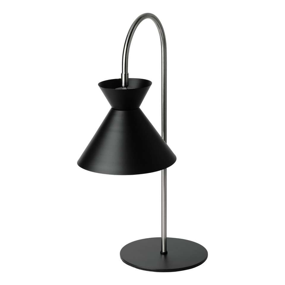 OSRAM Lampe de table  DECOR Waist E27 Noir, Acier, tête mobile, pour lampe de ch