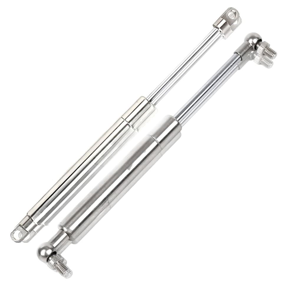 RhedexX® Vérin Gaz 316L Amortisseur À Œil Tête Sphérique 265mm/100mm 50N-450N