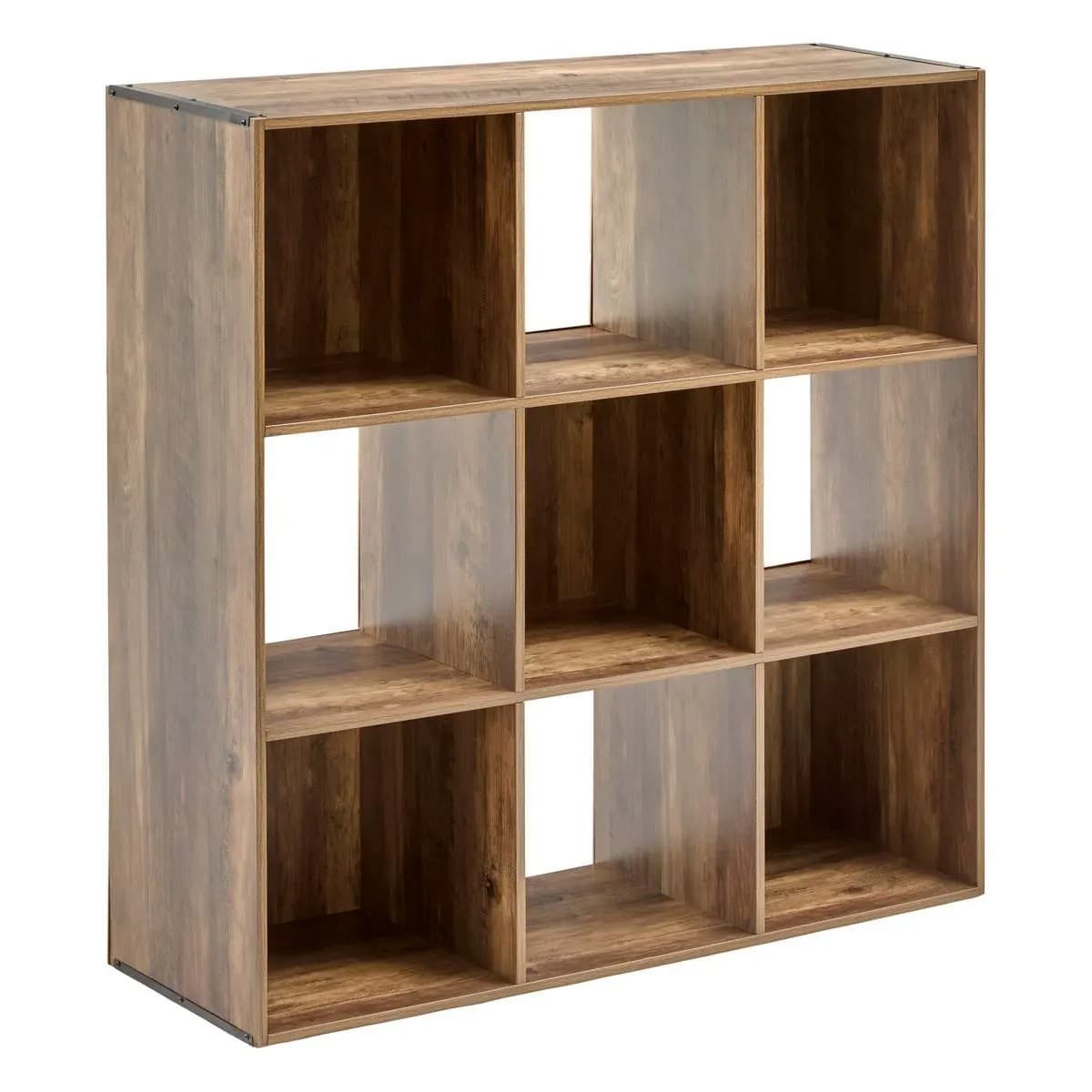 Étagère 9 Cases "Mix n'Modul" 100cm Marron