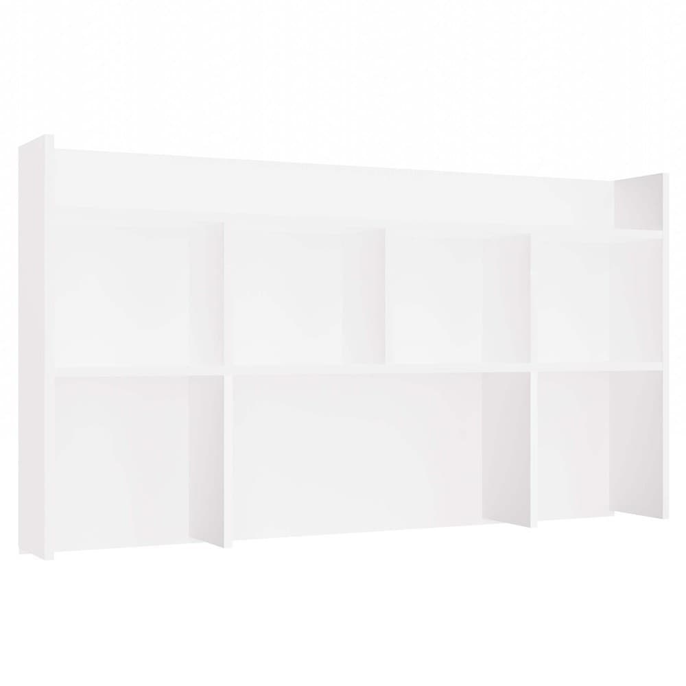 Rallonge de bureau 130 cm BLANC Bibliothèque pour documents