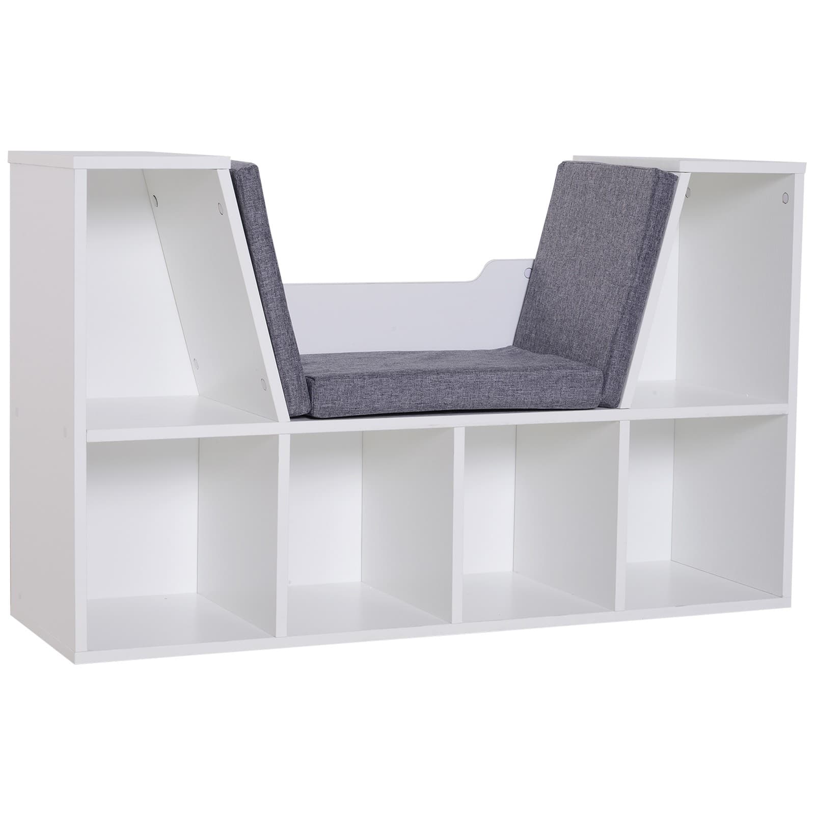 HOMCOM bibliothèque 102x30x61cm Gris