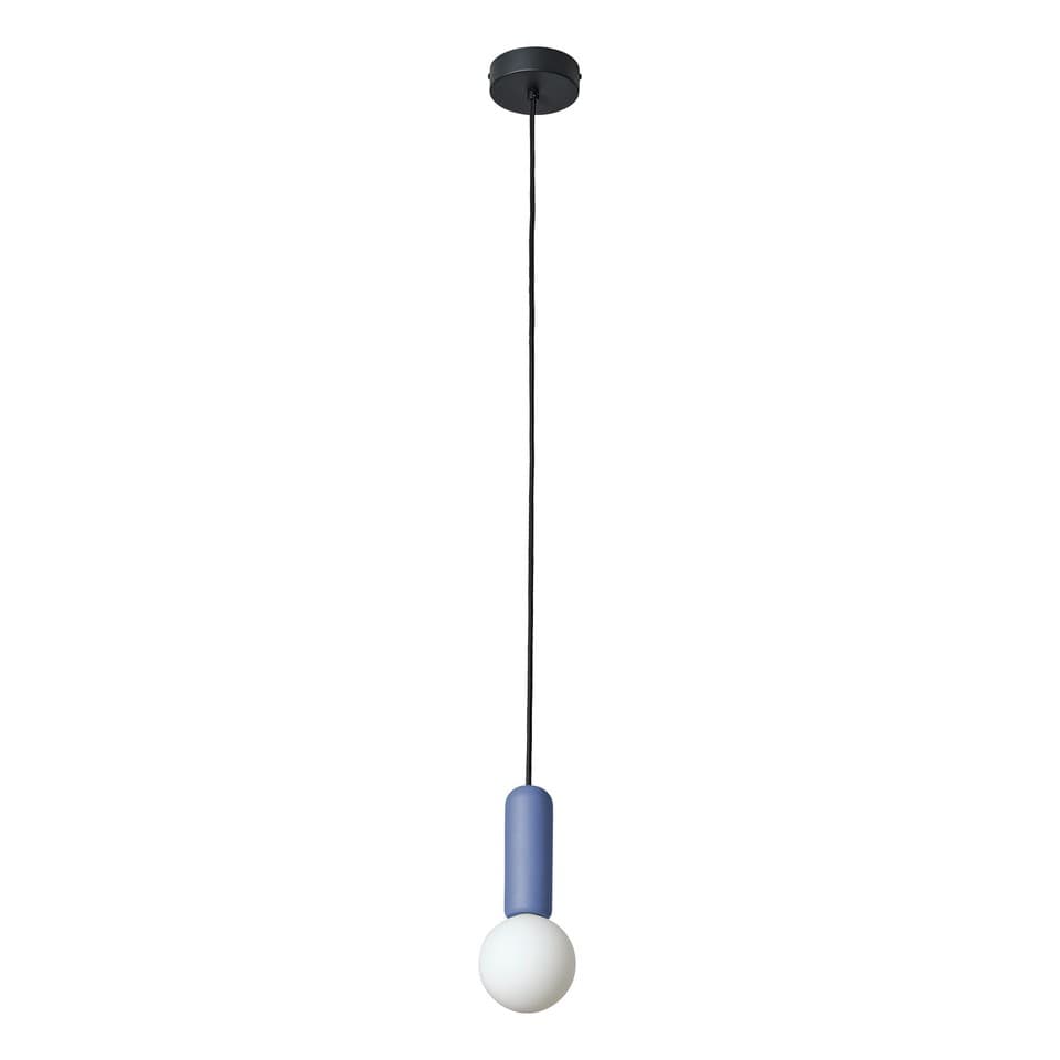 OSRAM Suspension  Decor Concrete Mic G9 100mm Bleu, Béton, Métal, aspect de haut