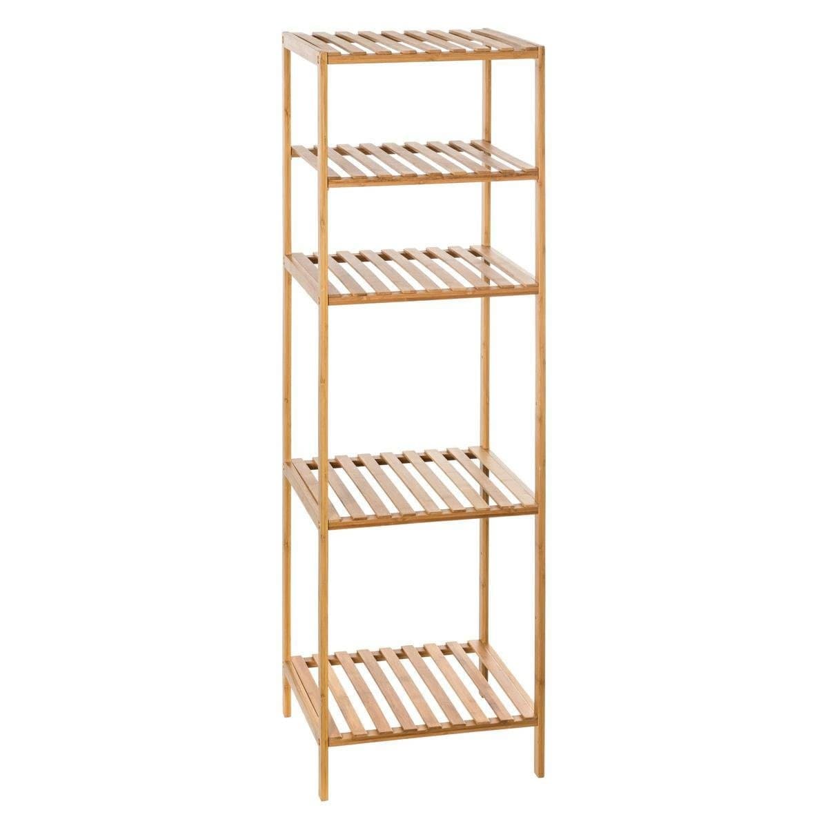 Étagère en bambou 2+2 style bohème moderne