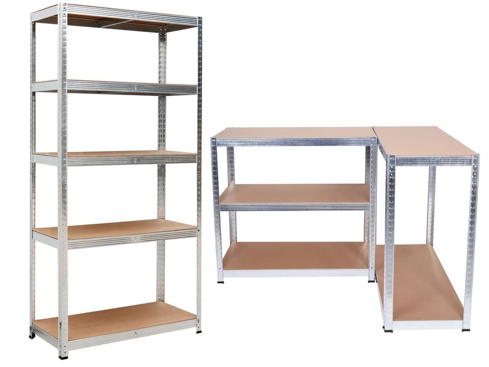 Étagère de rangement à 5 niveaux 625 kg 150 x 75 x 30 cm