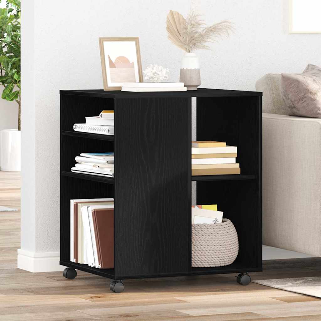 Armoire à Roulettes Rangement Bureau Chêne Sonoma Bois d'Ingénierie vidaXL