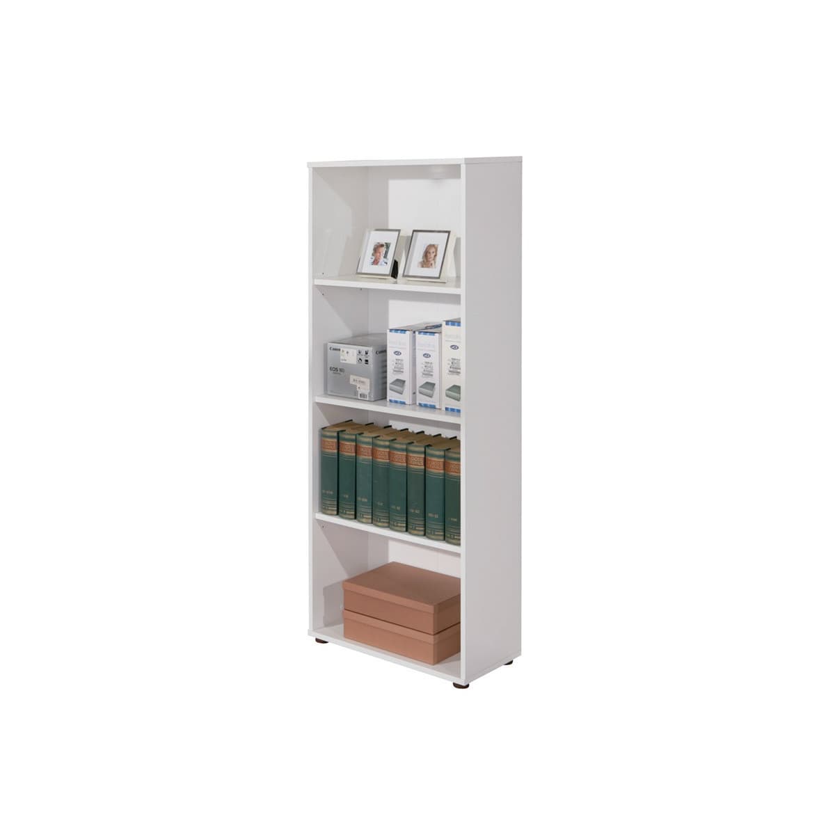 Étagère 4 Niveaux "Delnice" 145cm Blanc