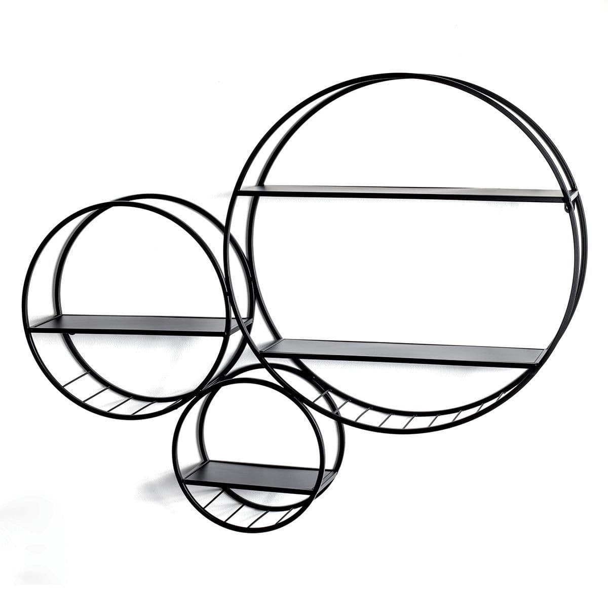 Étagère Murale Design "Tokyo" 90cm Noir