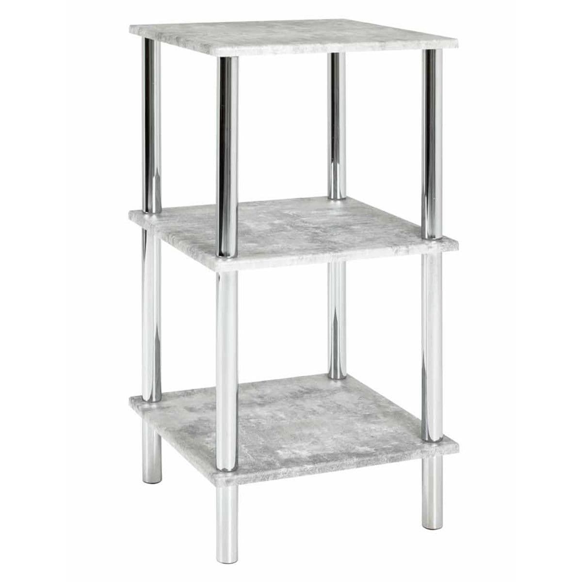 Étagère 3 Niveaux Design "Miguel" 77cm Gris