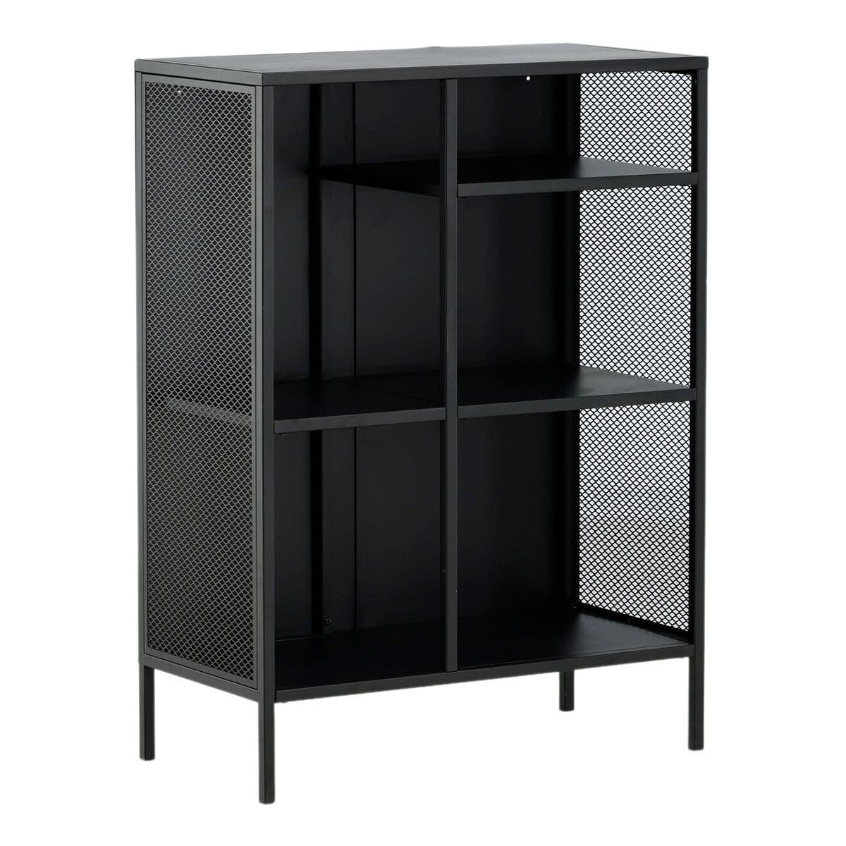 Étagère 3 Niveaux en Métal "Misha" 110cm Noir