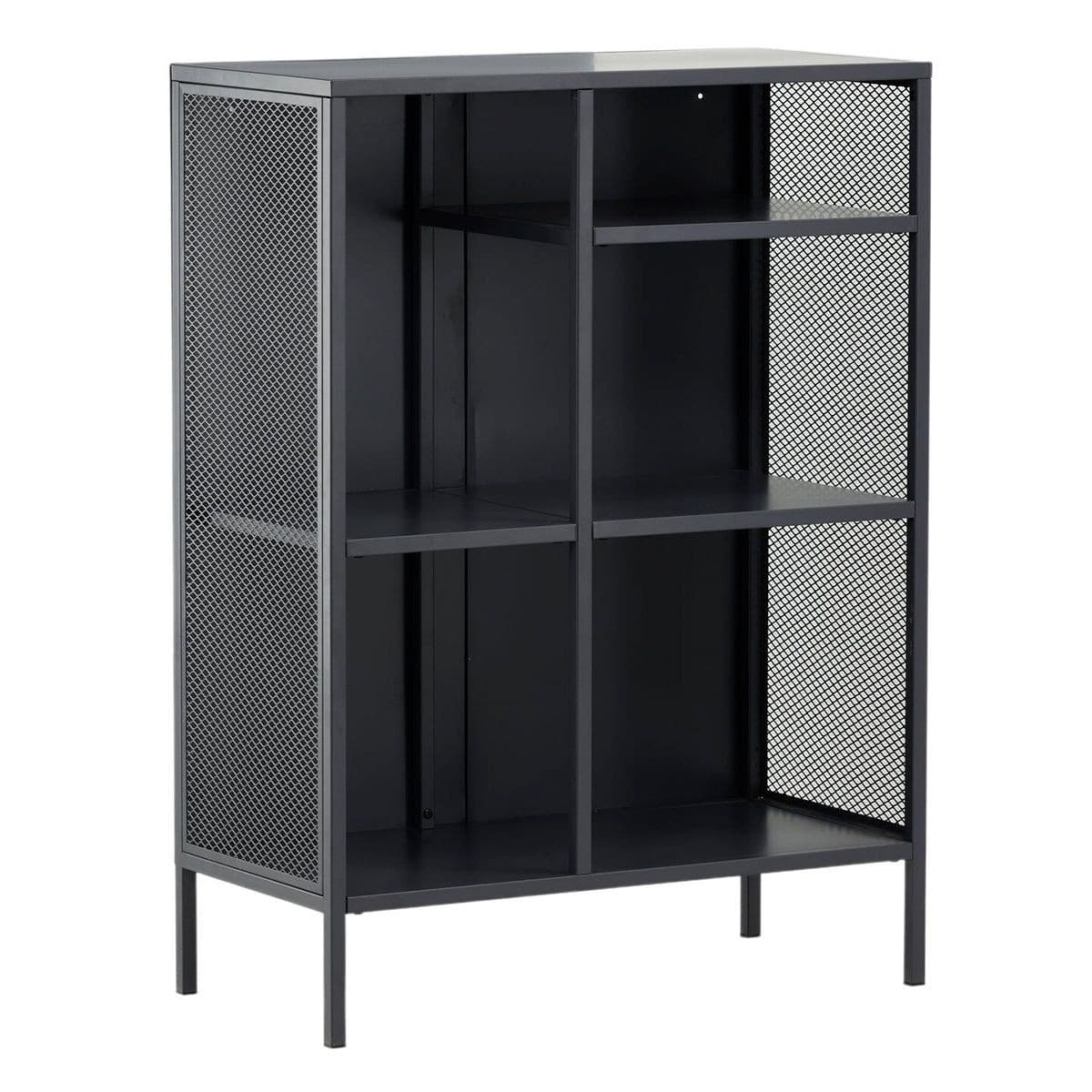 Étagère 3 Niveaux en Métal "Misha" 110cm Gris