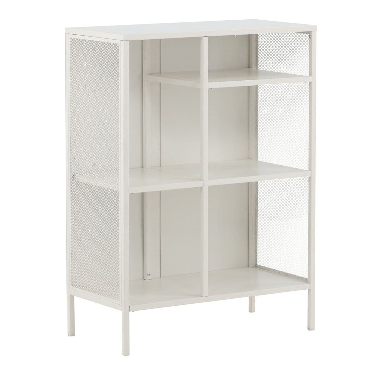 Étagère 3 Niveaux en Métal "Misha" 110cm Blanc