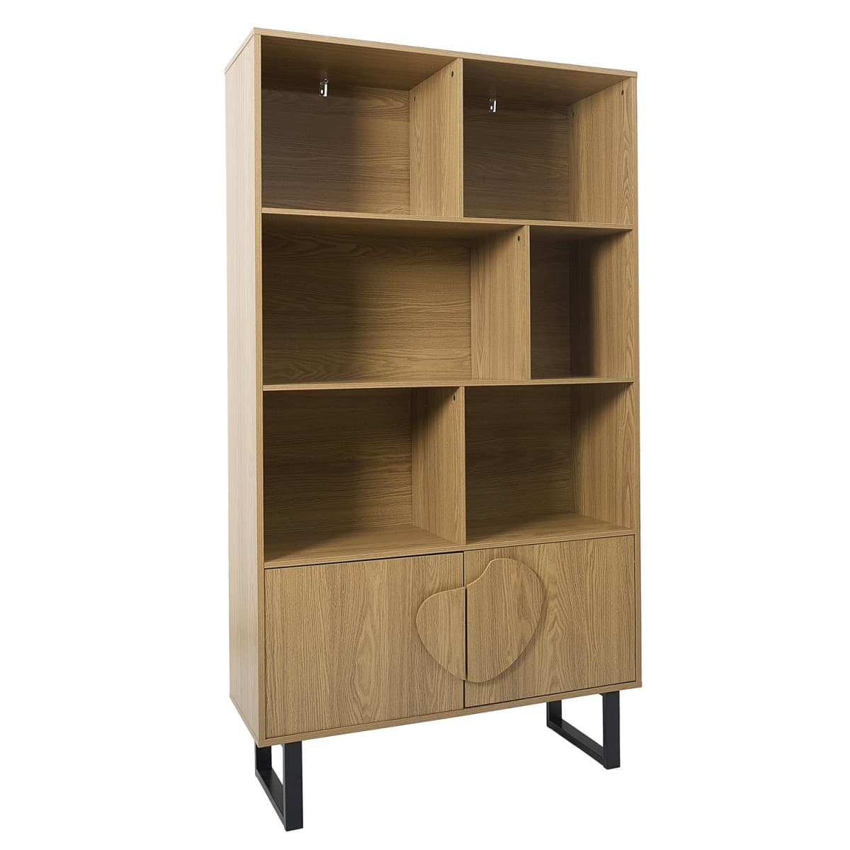 Bibliothèque Design "Calypso" 180cm Marron