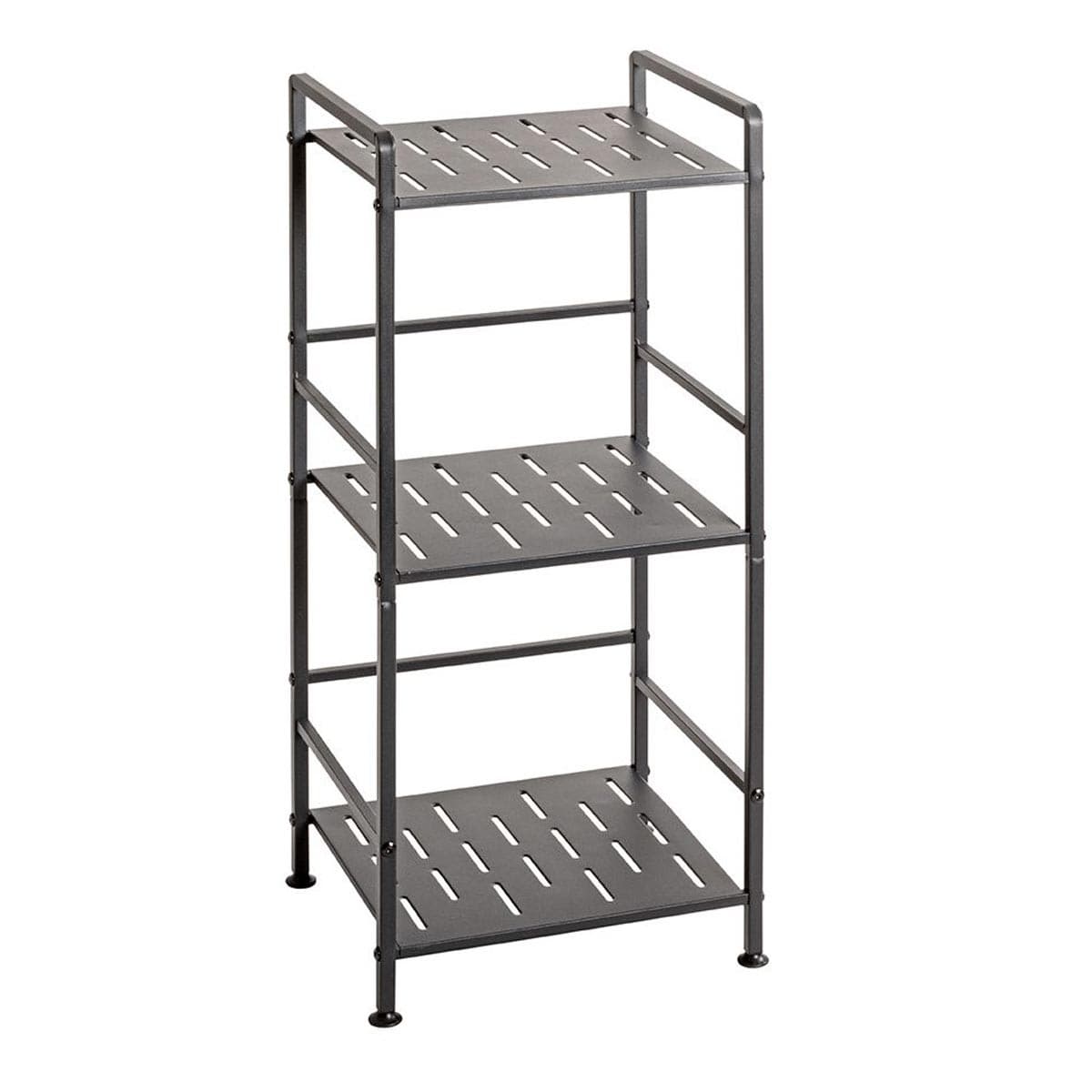 Étagère Design 3 Niveaux "Ombre" 74cm Anthracite