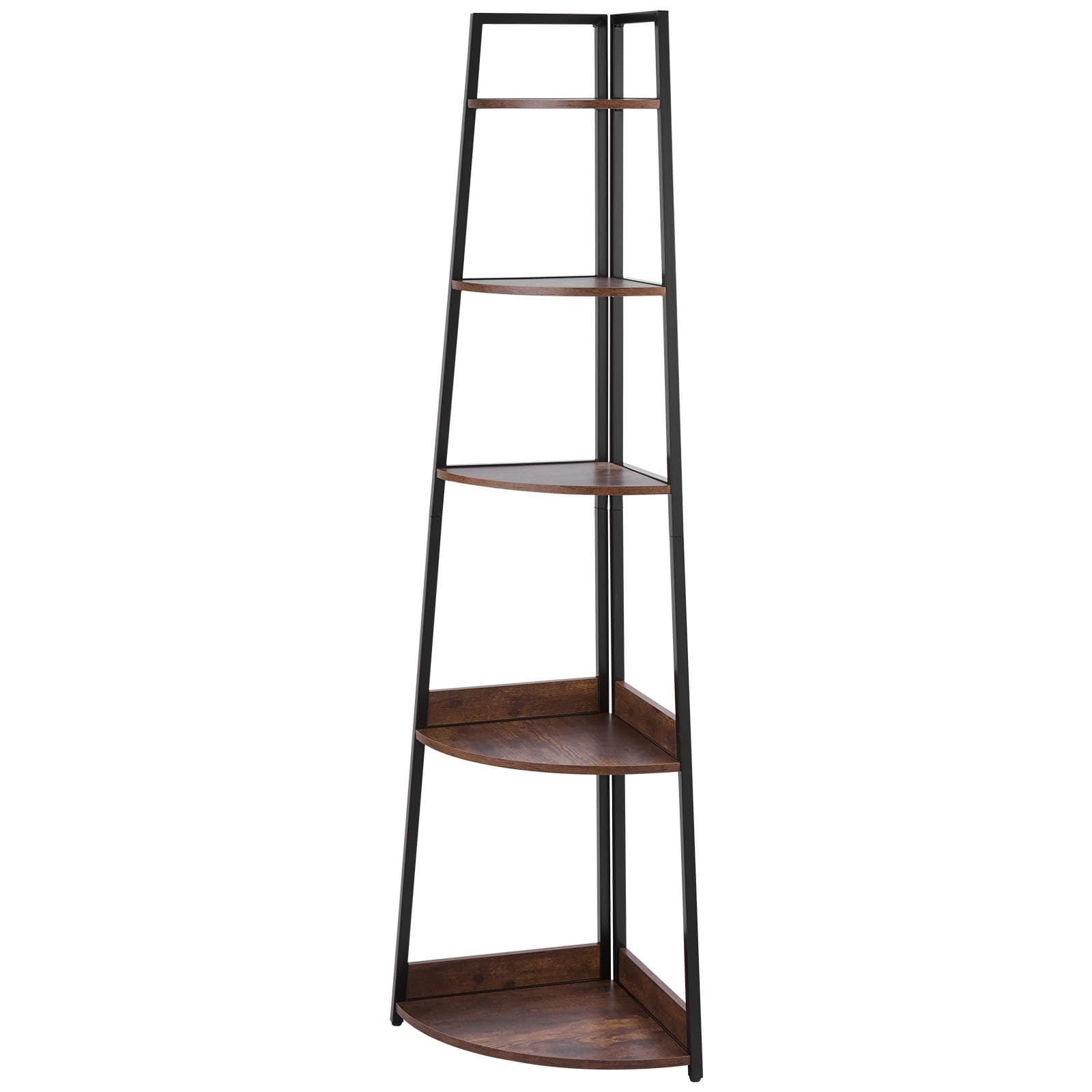 Uimoso Étagère d'angle à 5 niveaux pour plantes, 178 cm, design mural étroit