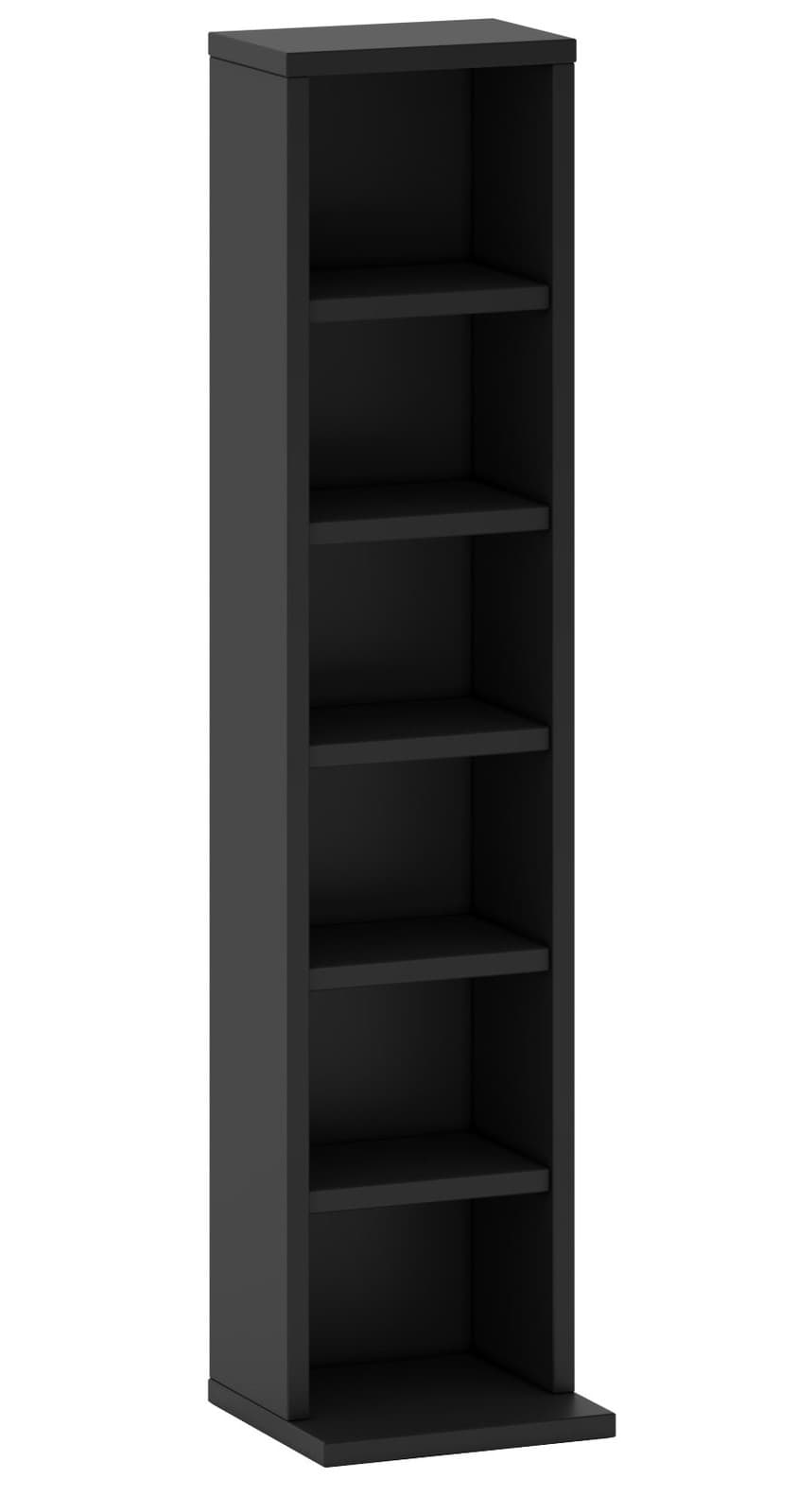 Étagère Cd Étagère De Sol 21x20x91cm Noir 134382294