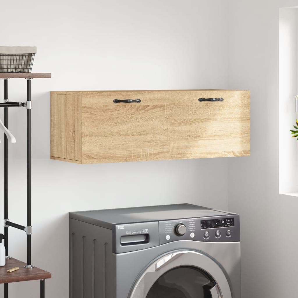 Armoire Murale Suspendu Rangement Salle de Séjour Bois d'Ingénierie vidaXL