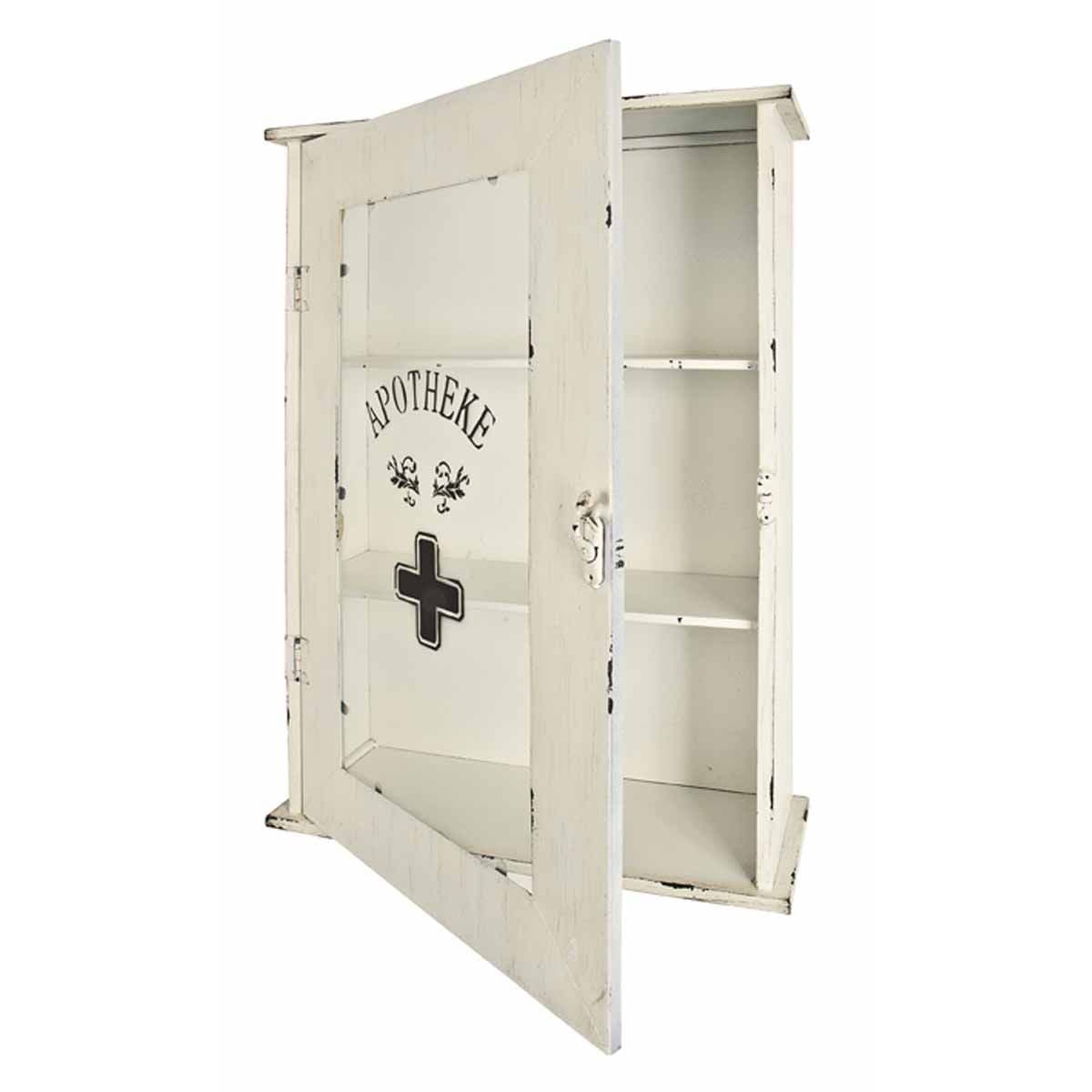 Armoire à Pharmacie Déco "Ronan" 62cm Blanc