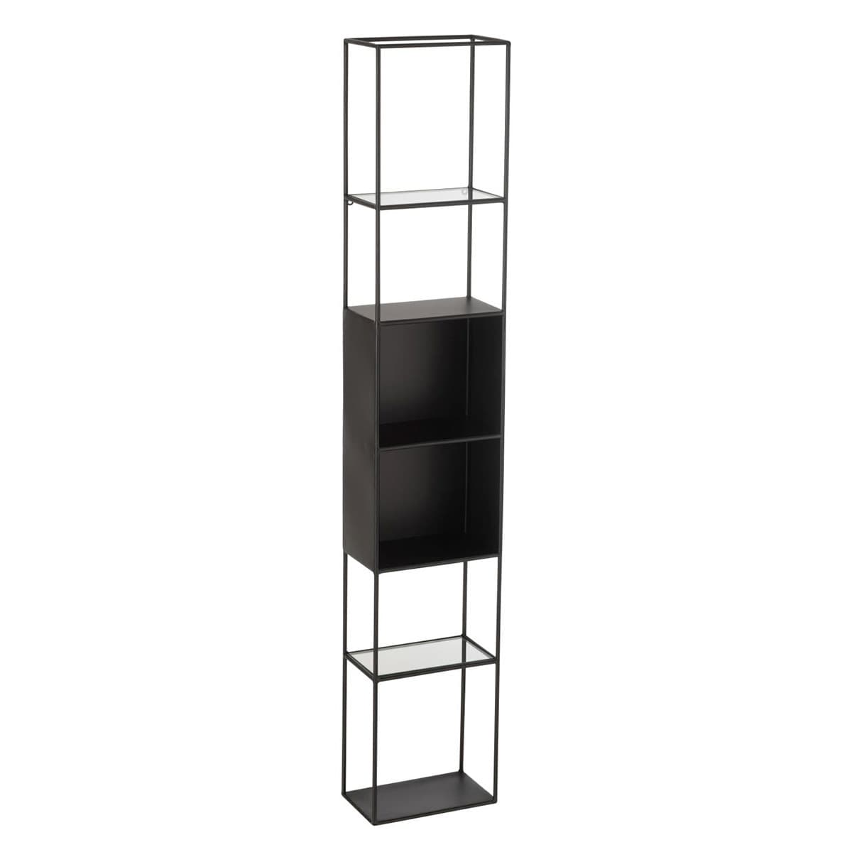 Étagère 6 Niveaux en Métal "Maryanne" 140cm Noir